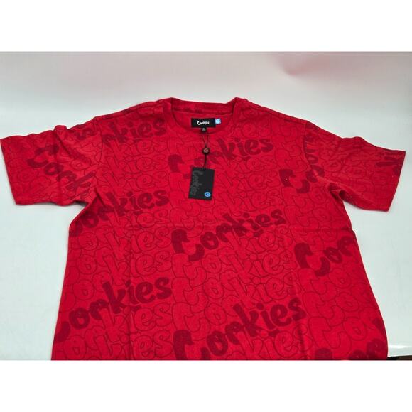 Cookies SF Allover Print - RED - Mens Xtra Large NWT - Picture 1 of 10
